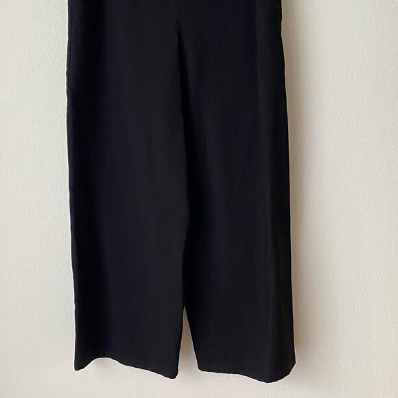 Sadie &‎ Sage sz S black sleeveless wide leg Jumpsuit - Picture 6 of 10